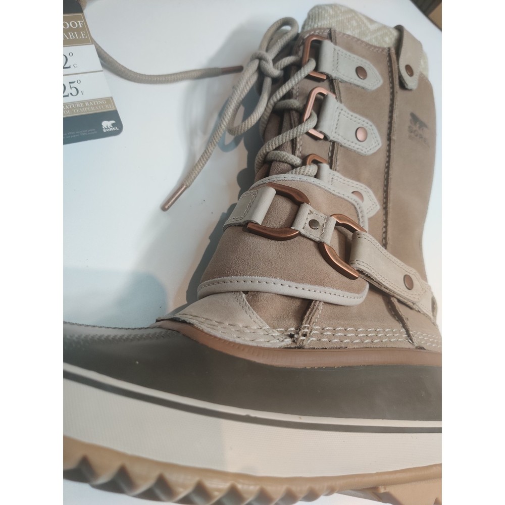 BNWB Sorel Joan of Arctic Premium Size 8 Oxford Tan - Picture 13 of 13